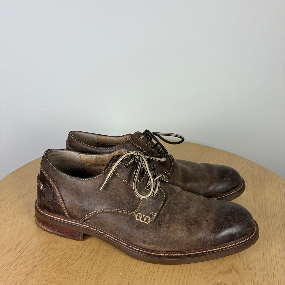 Sperry Annapolis Plain Toe Oxford Shoe Men's 10 Heritage Leather Comfort Office